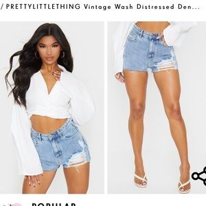 Pretty little thing Jean shorts